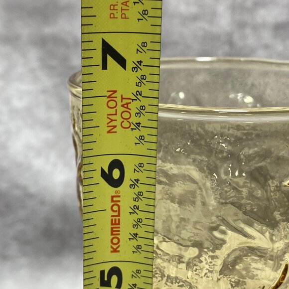 Anchor Hocking Milano 14oz Tumbler Honey Gold Mid Century Modern - Picture 5 of 5